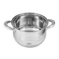 Кастрюля Lara Sonata LR02-582 3.9 л 20 см серебристый