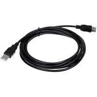Кабель DEXP USB Type-A - USB Type-A черный 3 м