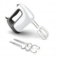 Миксер Moulinex HM460110 Prepmix+ [500 Вт, ручной, скоростей - 5, корпус - пластик, насадок - 4 шт, турборежим, белый, серый]