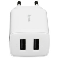 Charger Baseus Compact 2U white