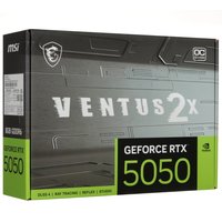 Видеокарта MSI GeForce RTX 5050 VENTUS 2X OC [RTX 5050 8G VENTUS 2X OC]