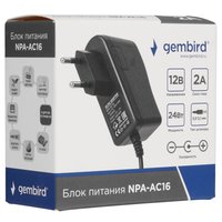 Адаптер питания сетевой Gembird NPA-AC16
