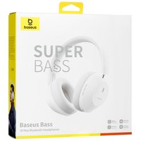 Wireless/wired headphones Baseus Bass 30 Max white 2024