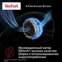 Пылесос  Tefal X-Trem Cyclonic Effitec TW7C89EA черный