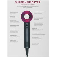 Фен SenCiciMen Super hair dryer HD-15 серый/розовый