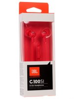 Wired headphones JBL С100SI red 2016