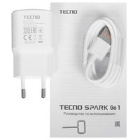 6.67" Смартфон Tecno SPARK GO 1 64 ГБ белый