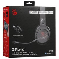 Wireless/wired headphones A4Tech Bloody GR370 black 2024