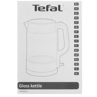 Электр чайнек Tefal Glass Kettle KI770D30 серебристый