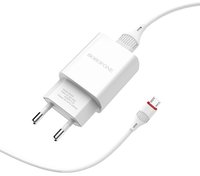 Сетевое зарядное устройство Borofone BA20A Sharp белый