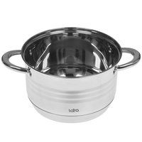 Кастрюля Lara Sonata LR02-582 3.9 л 20 см серебристый