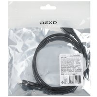 Кабель DEXP USB Type-A - USB Type-A черный 1 м