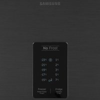 Холодильник с морозильником   Samsung RB37A5211B1/WT серый