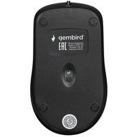 Мышь проводная Gembird MOP-100  черный