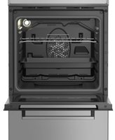 Комбинированная плита Indesit ISG5F1HX серебристый