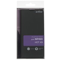Чехол-книжка  Aceline Kors для Infinix HOT 40i черный
