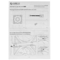 Комплект вентиляторов LIAN LI  UNI FAN TL LCD 120 [G99.12TLLCD3B.R0] черный