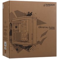 Корпус ARDOR GAMING Crystal Flow CF235  черный