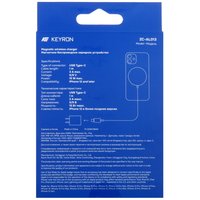 Беспроводное зарядное устройство KEYRON MagSafe Charger белый