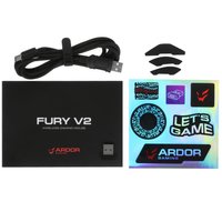 Мышь ARDOR GAMING Fury V2 [ARDW-FURY3325-BK]