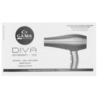 Фен GA.MA DIVA 3D THERAPY черный