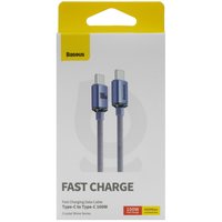 Кабель Baseus USB Type-C - USB Type-C фиолетовый 1.2 м