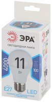 Лампа светодиодная ЭРА LED smd A60-11w-840-E27