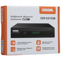 Приставка для цифрового ТВ Cadena CDT-2315SB черный