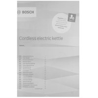 Электрочайник Bosch TWK 4P440 серебристый