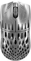 Мышь беспроводная/проводная PWNAGE Trinity Gaming Mouse CF [Trinity Gaming Mouse CF Platinum（Cutout/Sides)] серебристый