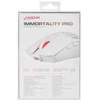 Мышь беспроводная/проводная ARDOR GAMING Immortality PRO Wireless  белый