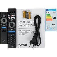 50" (127 см) Телевизор DEXP 50UCG1 серый