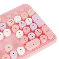 Keyboard and mouse Wireless   AULA AC306 pink