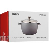 Кастрюля Aceline Celestia A3C43 4.3 л 20 см серый