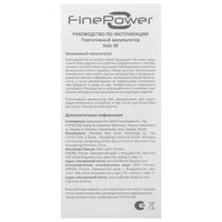 Портативный аккумулятор FinePower Solo 30 черный