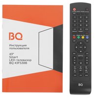43" (109 см) Телевизор BQ 43FS38B черный