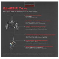 Геймпад беспроводной/проводной GameSir T4 Pro черный