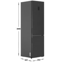 Холодильник с морозильником   Samsung RB37A5211B1/WT серый