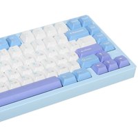 Клавиатура  проводная + беспроводная WOBKEY Rainy75 цвет голубой