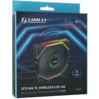 Реверсный вентилятор LIAN LI UNI FAN TL WIRELESS LCD 140 [G99.14RTLLCD1W1B.R0] черный