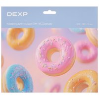 Коврик DEXP Donuts OM-XS (XS) разноцветный