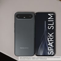 6.78" Смартфон Tecno SPARK Slim 256 ГБ черный