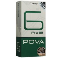 6.8" Смартфон Tecno POVA 6 Pro 5G 256 ГБ серый