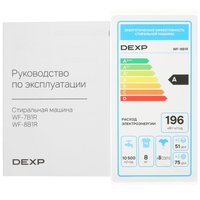 Стиральная машина DEXP WF-8B1R белый