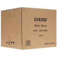 Ломтерезка Viatto HBS-220B серебристый