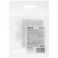 Адаптер   DEXP jack 6.3 мм - jack 3.5 мм золотистый