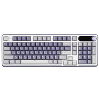 RK ROYAL KLUDGE RK ROYAL KLUDGE S98 Mechanical Keyboard w/Smart Display & Knob, Top Mount 96% Wireless Mechanical Keyboard BT/2.4G/USB-C, Hot Swappable, Software Support, Creamy Sounding, 98 Keys