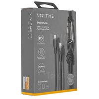 Кабель VOLTME Lightning 8-pin - USB Type-C черный 1.2 м