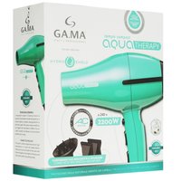 Фен GA.MA TEMPO COMPACT AQUA THERAPY бирюзовый/черный