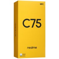 6.72" Smartphone realme C75 128 GB black